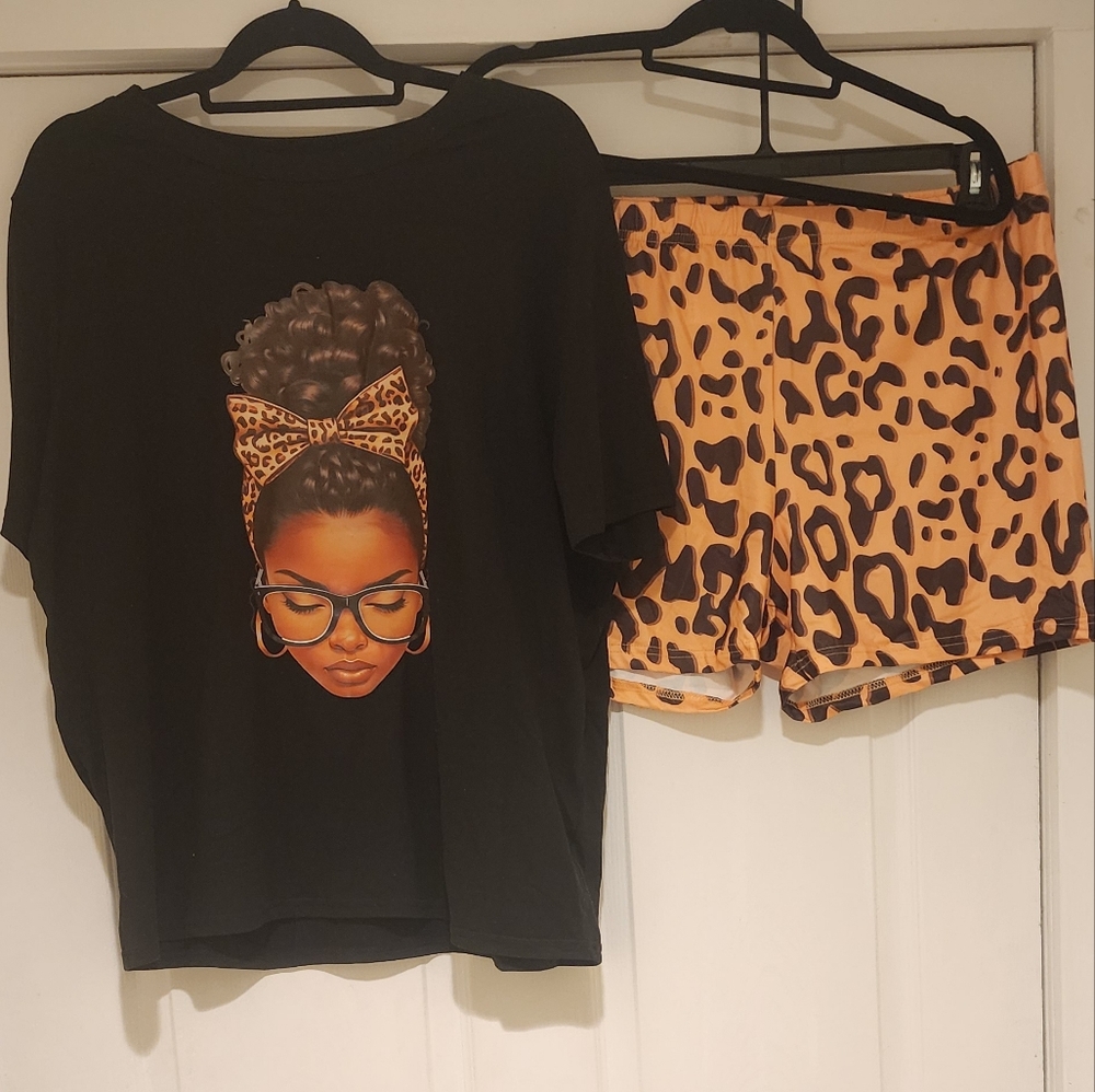 SHEIN Leopard Print Shorts